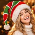 thumbnail image 5 of LNZGNM Christmas Hat for Men Women, Festive Holiday Theme, Cozy and Warm for Christmas Parties, Family Gatherings, and Holiday Photos, Easy to Match with Outfits,A(One Size), 5 of 7