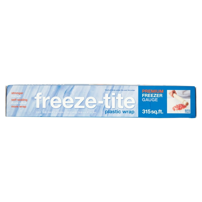 Freeze-Tite Plastic Freezer Wrap, 250 Sq Ft