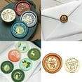 thumbnail image 2 of WE-POLUJ Animal Series Wax Seal Stamp Sealing Waxed Stamp for Envelope Card Decorations, 2 of 19
