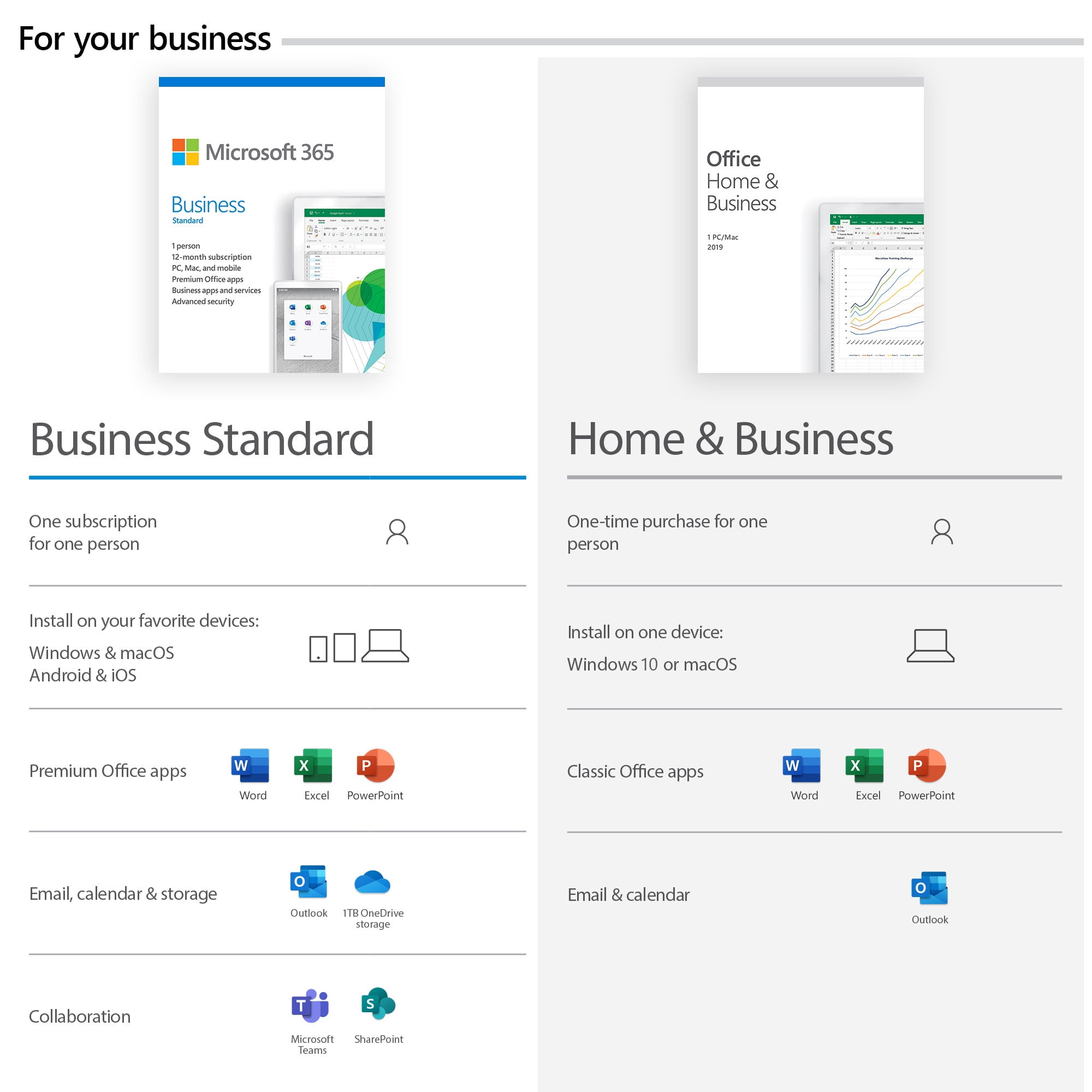 Microsoft Office Home & Business 2019 | One-time purchase, 1 