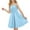 Blue—Prime Deals 2025, variant on Mevxay Girls Cami Dress Sleeveless Square Neck A-Line Ruffle Swing Summer Midi Dresses for 6-15 Years Black