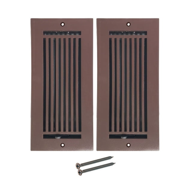 Cast Aluminum Floor Register Size 4" X 10" VR109 Pack of 2