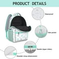 thumbnail image 3 of Nautical Lightweight Backpack - Waterproof School Bag with Anchor & Fish Print, Ergonomic Support & Spacious Storage, 3 of 5
