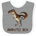 thumbnail image 3 of Inktastic Limb Loss Awareness Amputee Rex with Prosthetic Leg Boys or Girls Baby Bib, 3 of 4