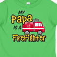 thumbnail image 4 of Inktastic My Papa is a Firefighter with Fire Truck Boys or Girls Toddler T-Shirt, 4 of 5