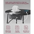 thumbnail image 4 of Mesa Lateral VASAGLE ULET228B01 con Carga USB y Canasto de Tela, 4 of 9
