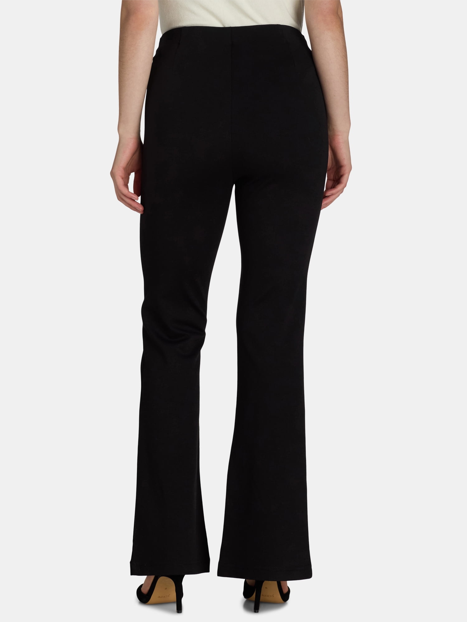 Time and Tru Women's Flare Ponte Pants, Sizes XS-XXXL