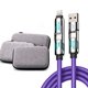 thumbnail image 1 of Cable PD de carga rápida multifunción 4 en 1, cable de datos USB para teléfono celular, cable de carga tipo C, silicona líquida, carga súper rápida de 2 m, 1 of 6