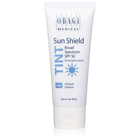 Shelter Tinted Sunscreen - Obagi Sun Shield Broad Spectrum SPF 50 Sunscreen, Cool Tint, 3 oz.