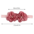 thumbnail image 3 of Cute Hairbands for Girls Size 0-3 Toddlers Trendy Stretchy Solid Color Floral Hair Accessories Ribbons Headbands, 3 of 4