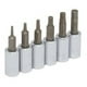 thumbnail image 1 of Juego De 6 Dados Punta Hexagonal Métricos 1/4 4770-6 Urrea Urrea 4770-6, 1 of 2