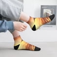 thumbnail image 2 of Rocae Sunset Dancing Dolphin A for Premium Adult Socks,Comfortable, Breathable, and Durable Socks, Perfect for Everyday Wear, 2 of 7