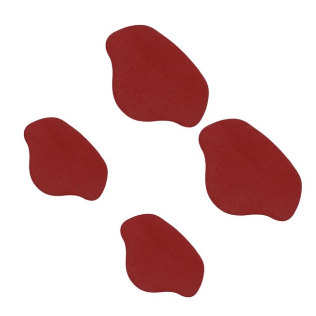 mmirethe Soft Shoe Heel Pad Insoles for High Heels Supportive Heel Repair Stick red 3Set