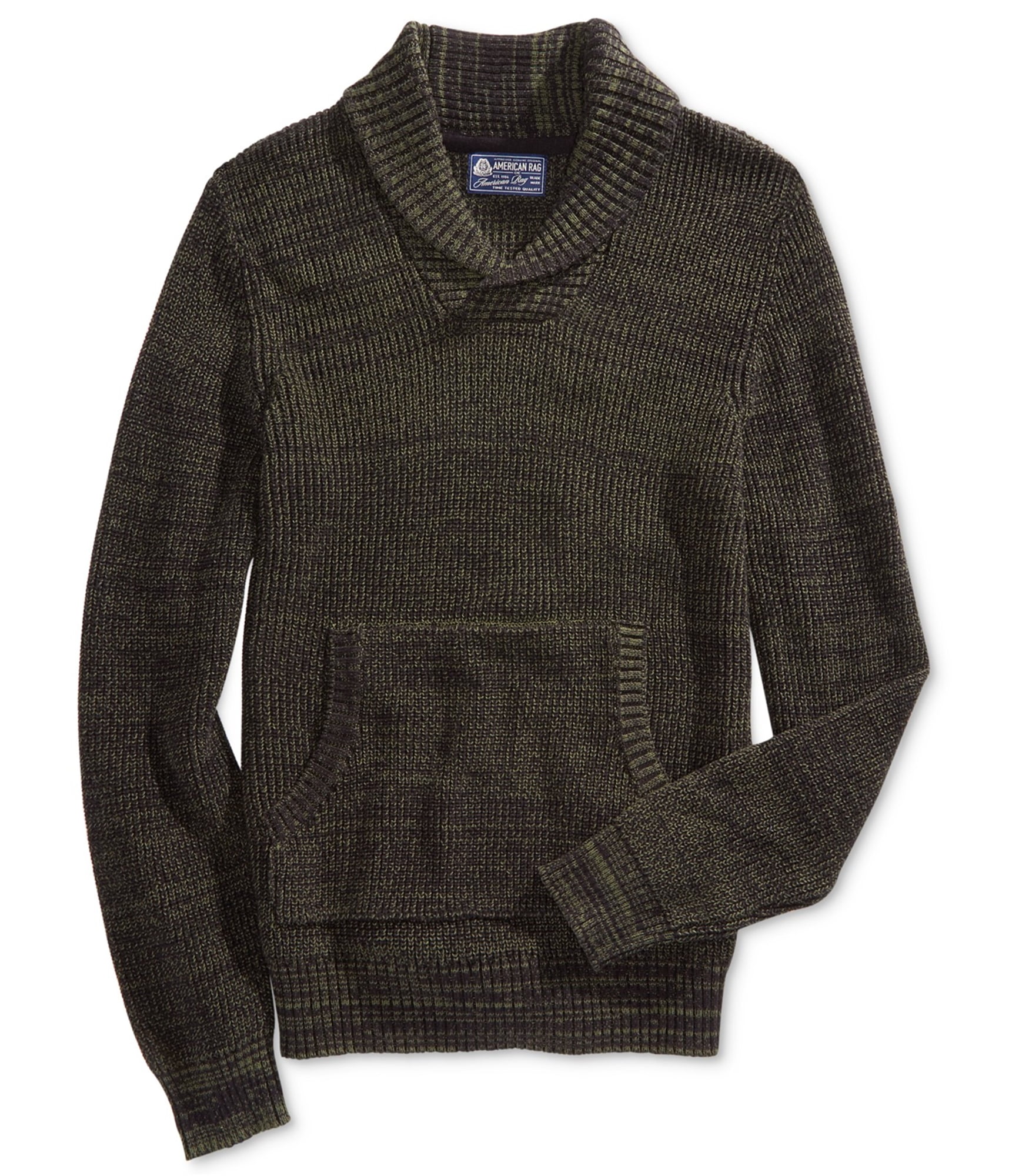 Mens ShawlCollar Knit Sweater
