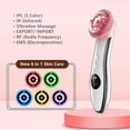 thumbnail image 2 of Facial Beauty Instrument 6 In 1, Infrared Radio Frequency Facial Lift Vibration Beauty Instrument(white)，SEBNEEI, 2 of 5