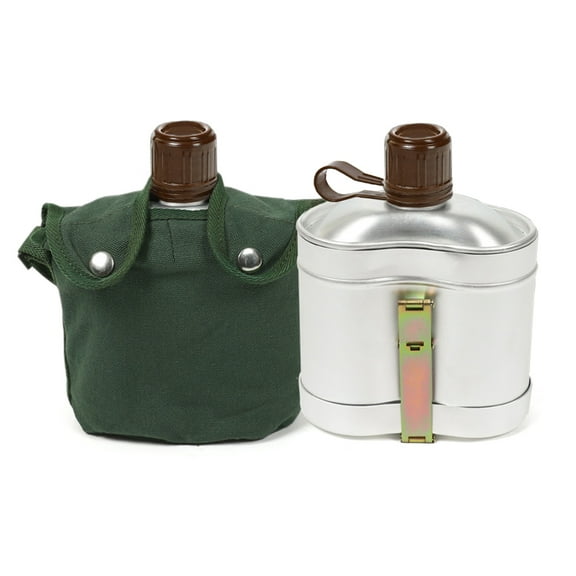 Canteen,Set With Cup Cookware Mess Cover Cookware Canteen With Cup And Mess Kit And Cover Portable Mewmewcat Picnic Tin Mess Fapao 3pcs set