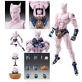 thumbnail image 1 of Figura de acción de JoJo Bizarre Adventure, figura móvil de 15cm, Kujo, Jotaro, Dio, Brando, Diavolo, Bruno, Kishibe, Giorno, Giovanna, abbachoo Gong Bohan LED, 1 of 2