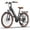 Black, variant on HQYEX HQ26 Electric Bike, 26 Inch Tire 1500W Powerful Brushless Motor Ebike, 48V 11AH Removable Rechargeable Battery, 7-Speed Gear Shift Electric Bicycle, Comfortable City Commuter E Bike for Adults