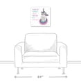 thumbnail image 3 of Creative Products Be a Unicorn Cat 16x16 Canvas Wall Art, 3 of 5