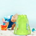 thumbnail image 6 of Beach Toy Bag under $5! CQCYD Outdoor Beach Bag for Children, Sand Toys Storage Backpack, Large Capacity Mesh Bag, Play Sand Tools Carry Bag, 6 of 6