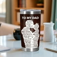 thumbnail image 6 of Averxo Gifts for Dad from Daughter - Father''s Day, Christmas, Birthday Gifts for Dad, Papa, Father in Law, Bonus Dad, Step Dad, Girl Dad Gifts for Men - 20 oz Stainless Steel Tumbler, 6 of 6