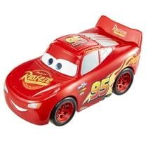 Disney Pixar Cars Track Talkers Lightning McQueen Talking Toy Car, 5.5 inch Collectible Play Vehicle