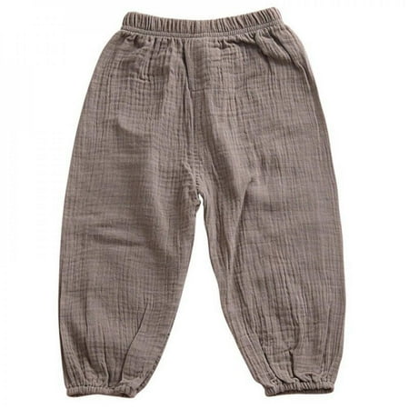 

Toddler Clothing Spring Autumn Unisex Kids Lantern Harem Pants Full Cotton Full Length Children Boys Girls Trousers Khaki 80