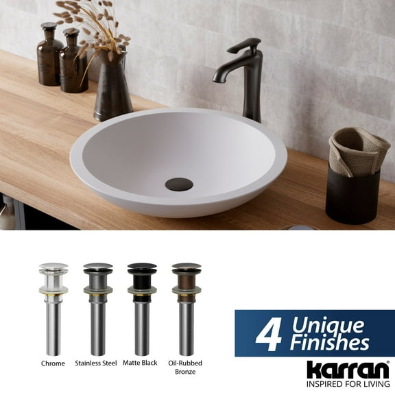 Karran Usa Pu25 Karran Pu25 Pop-Up Vanity Bowl Drain - Stainless Steel