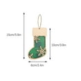 thumbnail image 3 of Xuniizn Christmas Stockings Bulk, Assorted Festive Xmas Stockings for Fireplace Mantel Decor, Traditional Holiday Ornaments, Christmas Decorations for Home, Wood, 3 of 8