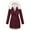 XQRN1-Wine, variant on Meichang Winter Coats for Women Sherpa Fleece Lined Parkas Petite Women Anoraks Thicken Warm Zip Up Jacket Outerwear with Faux Fur Hood