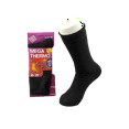 3 Pair Ladies Black Heat Zone Heated Socks Thermal Insulated Boot Socks