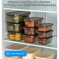 thumbnail image 5 of 3-Piece Food Storage Container Set | Rectangular BPA-Free Food Keepers | Microwave & Freezer Safe | Leakproof Lids | 600ml | Kitchen Organization, 5 of 6