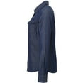 thumbnail image 3 of Premier Womens Jeans Stitch Denim Shirt, 3 of 5