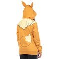 thumbnail image 5 of Pokemon Hoodie Women's Costume Character Zip-Up Hooded Costume Sweatshirt - Pikachu or Eevee, 5 of 5