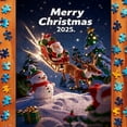 thumbnail image 3 of ToyKingdee Jigsaw Puzzle for Adults Challenging Puzzles for Game Nights Wooden Puzzle Personalized Custom Woodpuzzles for Family Cute Santa Claus Picture Puzzles, 3 of 8