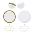 thumbnail image 3 of Reusable Make Up Remover Pads 16 Bamboo Removal Pads 2 Layers Laundry Bag Washable Eco-Friendly Natural Bamboo Cotton Rounds For All Skin Types Face Cleaner Eye Make Up Remover Pads Zero Waste Makeup, 3 of 6