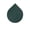 Double-sided clashing green + beige, variant on KYaiguo Teardrop Shape Waterproof Oil-Proof Easy Clean Table Insulation Western Food Mat 15*18 In