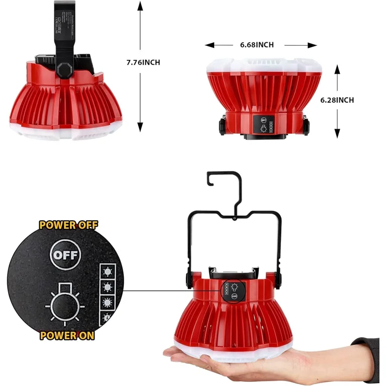 milwaukee camping lantern flashlight Adisipsoarin 2400LM LED for m18 Battery, 24W LED Work Light for Car Repairing , Camping, Emergency and Hurricane, Hiking, Fishing (Battery not Included) Its IP54 rating provides water and dust resistance for all weather use. Milwaukee 2363-20 M18 LED Lantern/Flood