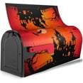 thumbnail image 2 of Halloween Castle Mailbox Covers, Magnetic Post Box Cover Wraps Standard Size 21x18 in for Garden Yard Decor, 2 of 7