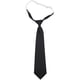 thumbnail image 1 of Corbata de seguridad ajustable JM Negra con elástico y lazo preatado, 1 of 5
