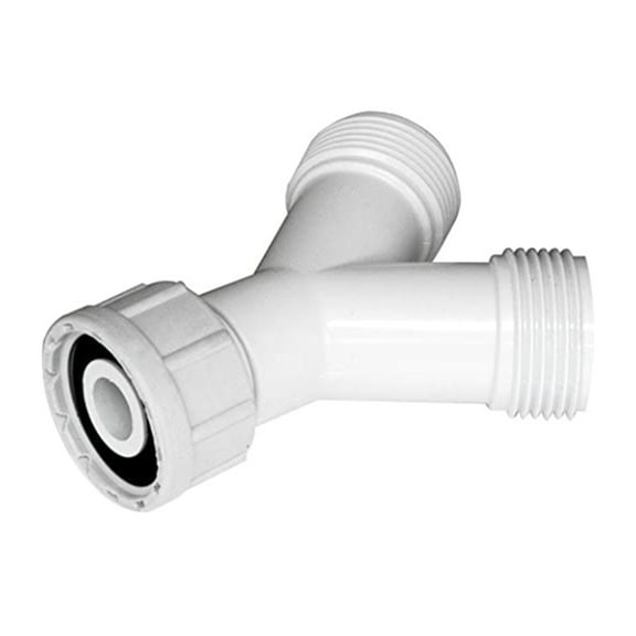 Convenient 3/4 inch Y Shape Connector Resistant Y Piece Splitter Connector for Washing Machine & Dishwasher