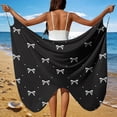 thumbnail image 2 of Women's Cover-Up, Sheer Beach Sarong with Waist Tie, Lightweight Draped Design Ideal As A Swimsuit Cover-Up, Beach Accessory, Or Casual Summer Dress., 2 of 5