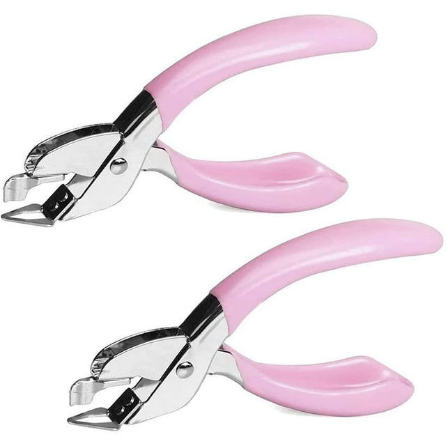 Jinsinto Staple Removers 2 Pieces Dedicated Staple Remover Tool with Non-Slip Handle Staple Remover for Family School Office Use Lightweight Portable Staple Extraction Tool