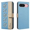 thumbnail image 1 of For Google Pixel 8 Pro Leather Case BINFEN COLOR BF36 Floral Pattern Phone Cover RFID Blocking Walle, 1 of 5