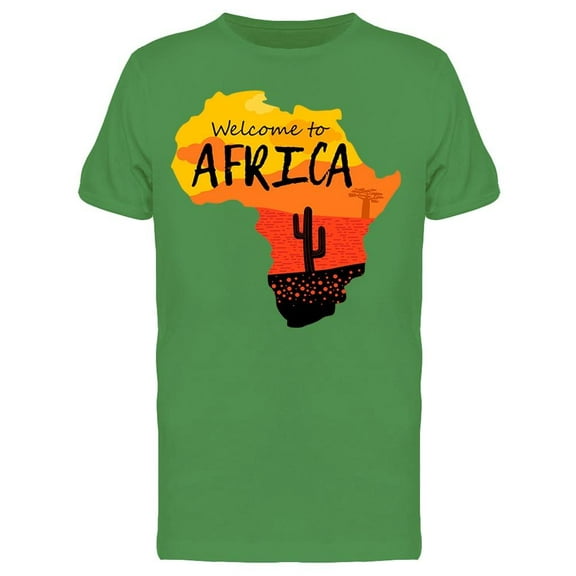 Silhouette Of Africa Desert Tee Men's -Image by Shutterstock