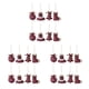 thumbnail image 4 of Inteprter 8 piezas de adornos colgantes de Navidad, medias no tejidas, decoración rústica, suministros para manualidades de arte festivo para niñas y Type1 NO1 Inteprter CBP160526, 4 of 6