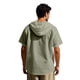 thumbnail image 4 of Camisa de Manga Corta de los Hombres con Capucha de Cárdigan Impresa con Botón con Bolsillos Top Casual para Primavera Verano, 4 of 9