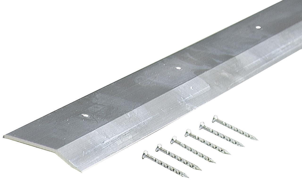 MD 66084 Extra Wide Smooth Carpet Bar, 36 in L x 2 in W, Aluminum