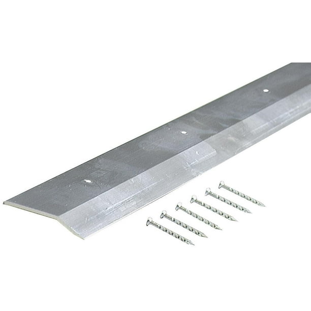 MD 66084 Extra Wide Smooth Carpet Bar, 36 in L x 2 in W, Aluminum