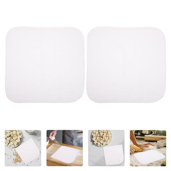 NIYANGLE Soy Milk Filter Cloth White 6Pcs for Food Preparation